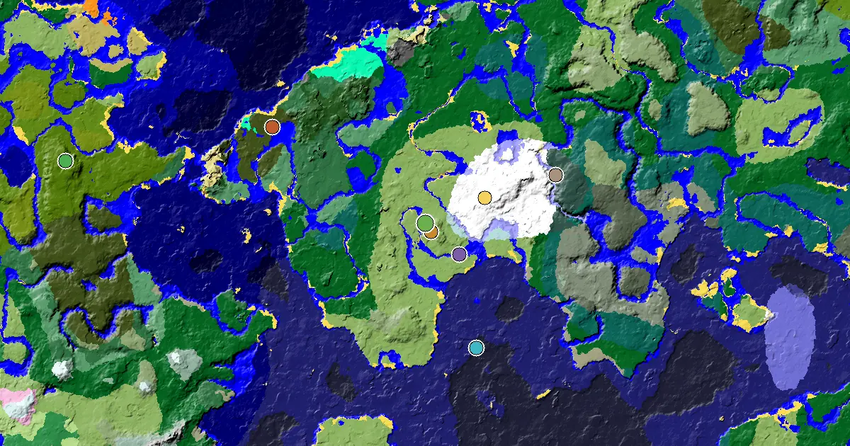 Minecraft Plains Seed: a Trial Chamber by Spawn — biome and structure map