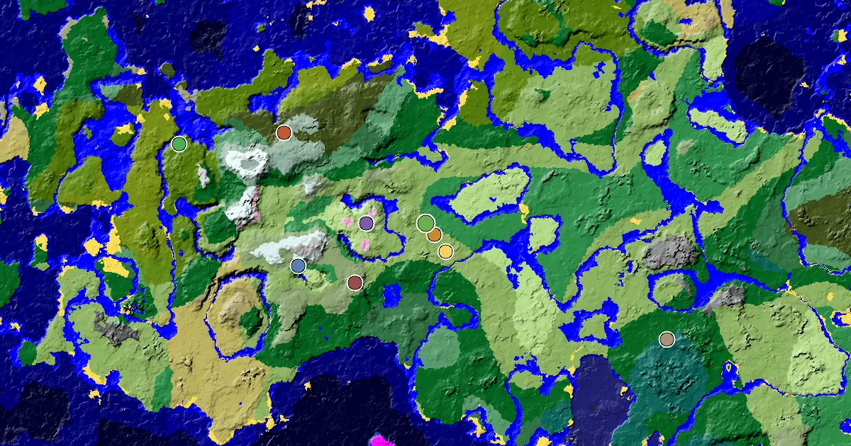 Plains Spawn — a Trial Chamber by Spawn — biome and structure map