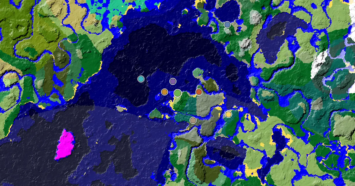 Plains Seed With a Woodland Mansion Nearby — biome and structure map
