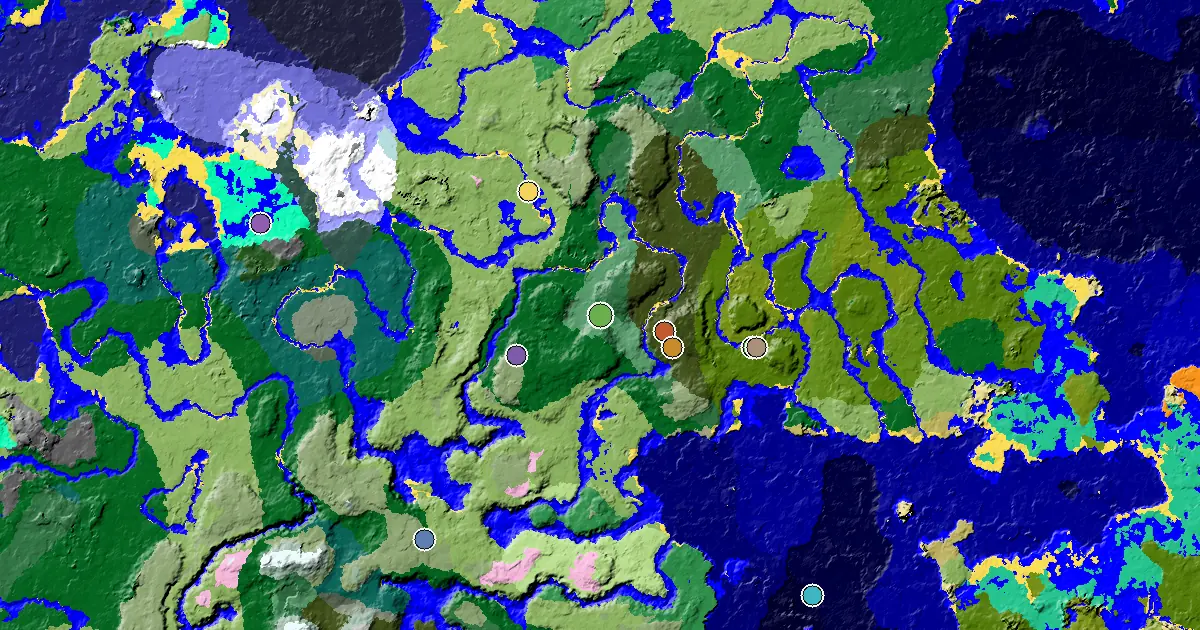 Old Growth Birch Forest Spawn — a Woodland Mansion Nearby — biome and structure map
