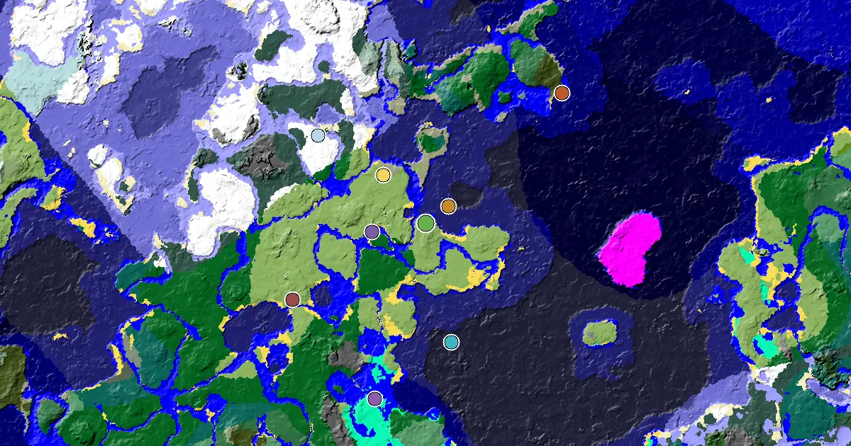 Plains Spawn — a Mansion Within Reach — biome and structure map