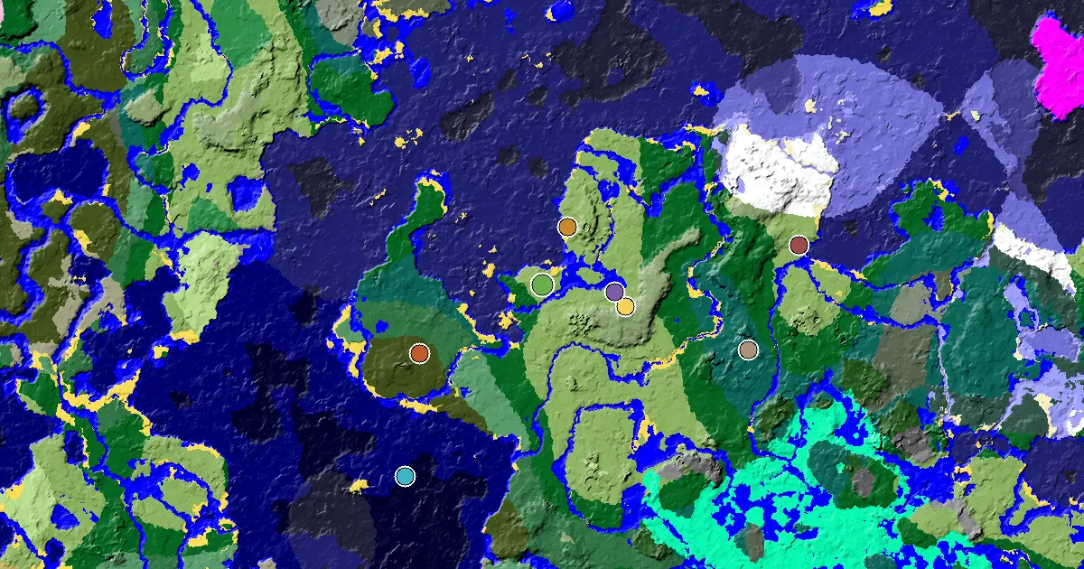 Plains Spawn — a Mansion Within Reach — biome and structure map