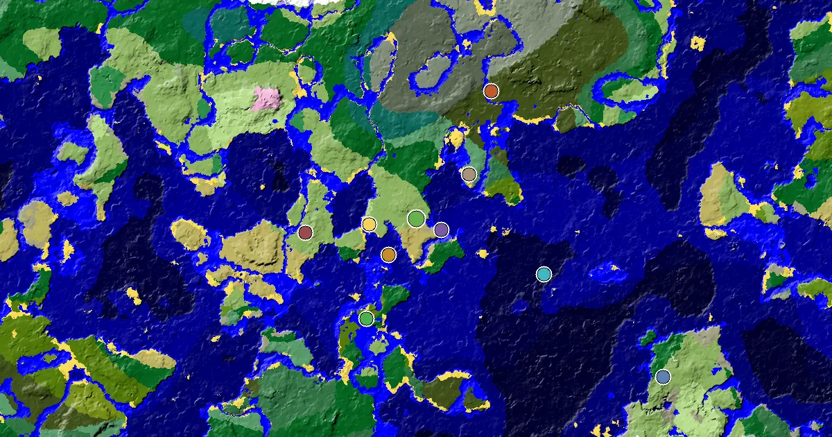 Plains Seed With a Mansion Within Reach — biome and structure map