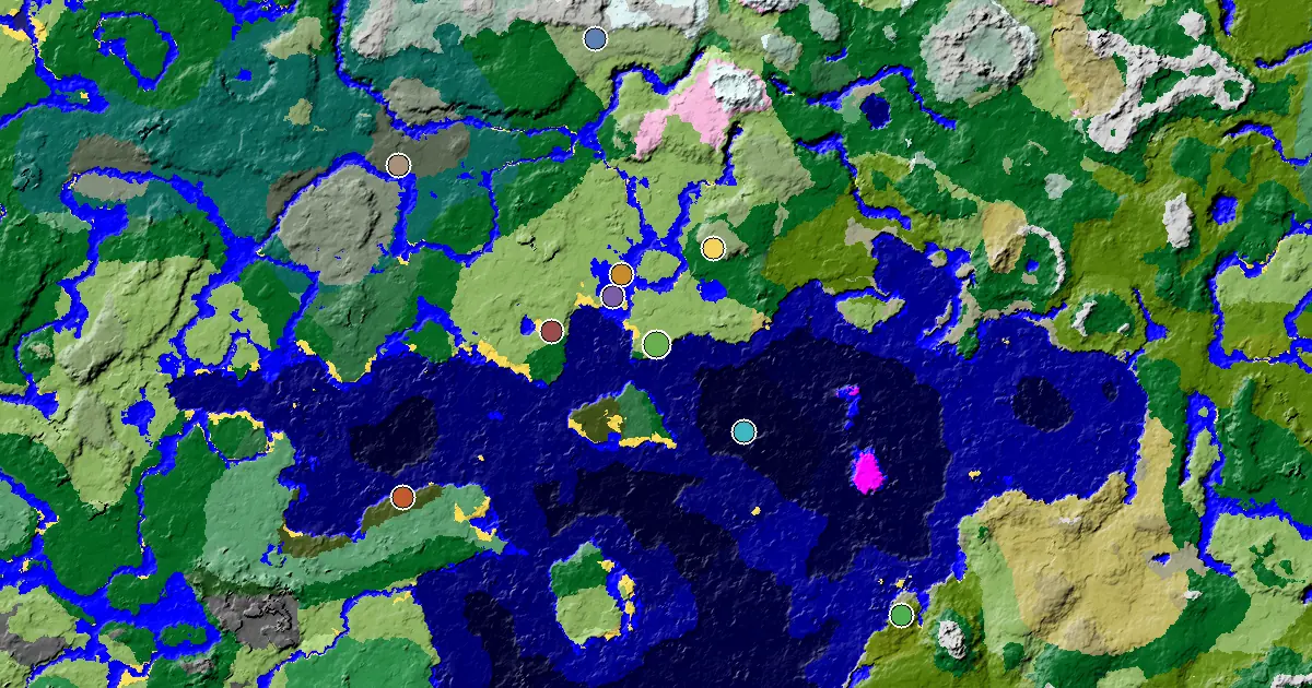 Plains Spawn — a Mansion Within Reach — biome and structure map