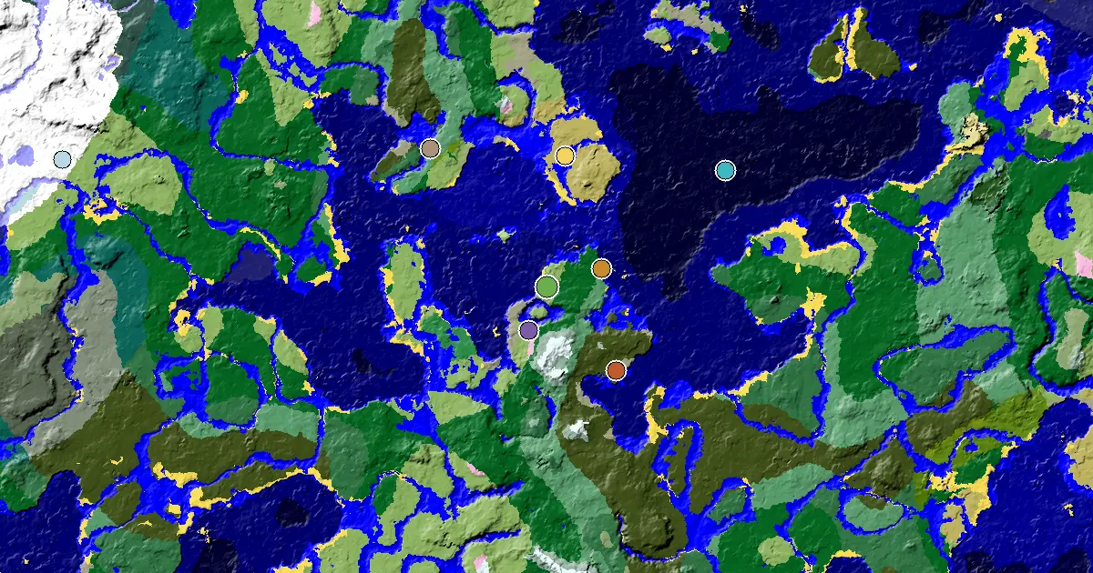 Minecraft Plains Seed: a Woodland Mansion Nearby — biome and structure map