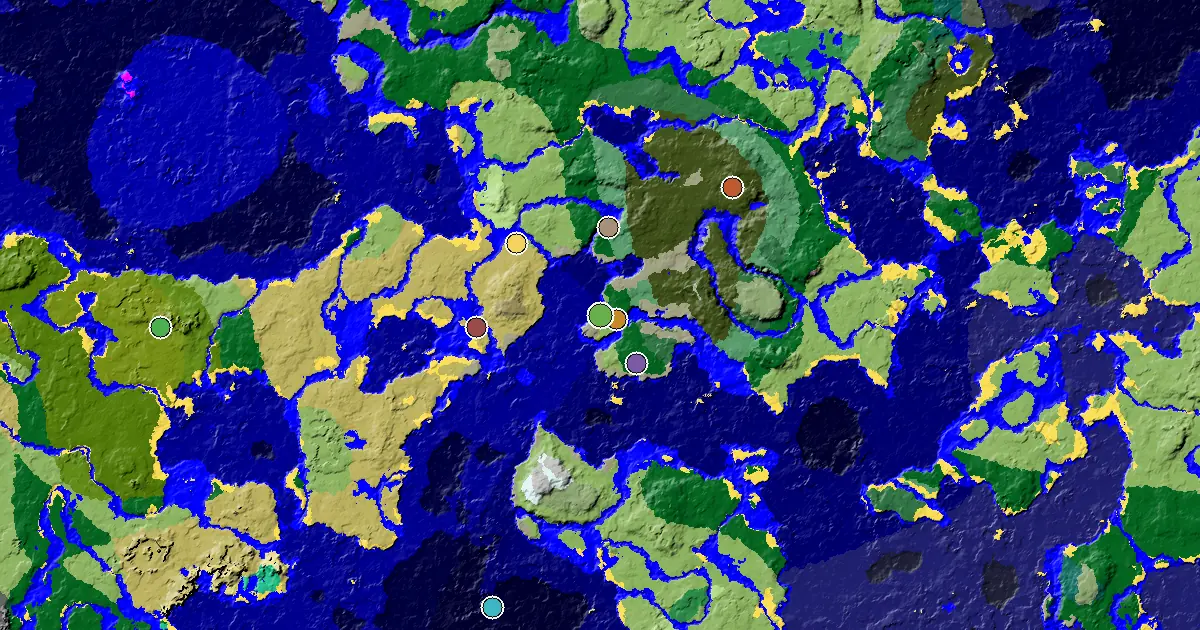 Minecraft Plains Seed: a Trial Chamber by Spawn — biome and structure map
