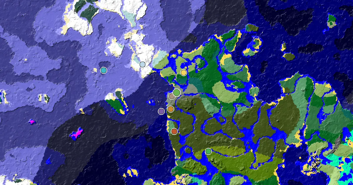 Minecraft 原始杉木針葉林種子:林地府邸不遠