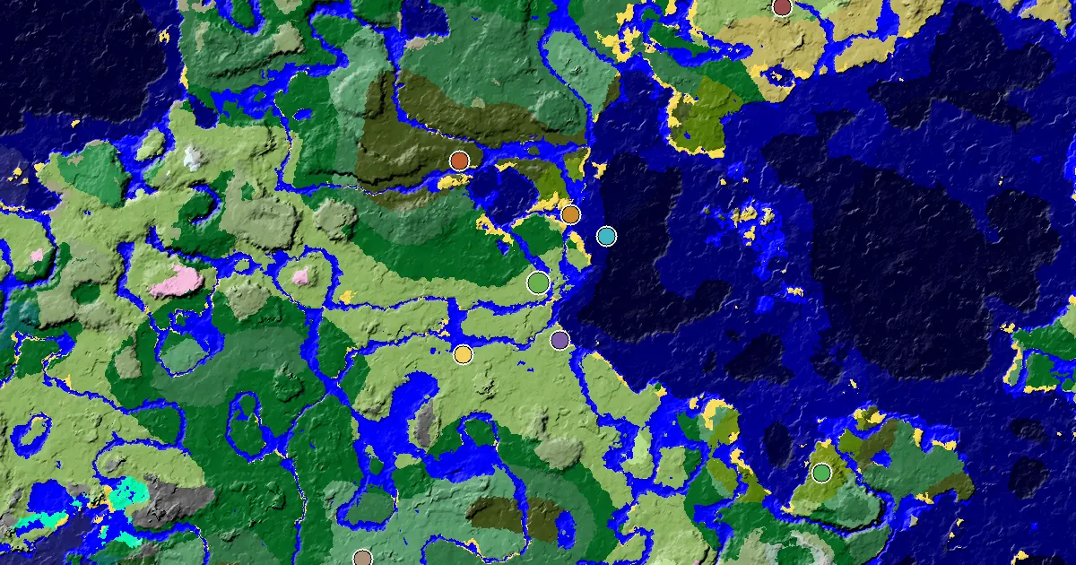 a Mansion Within Reach Near a Plains Spawn — biome and structure map