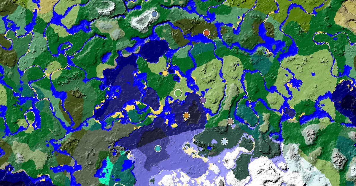 Plains Spawn — a Mansion Within Reach — biome and structure map
