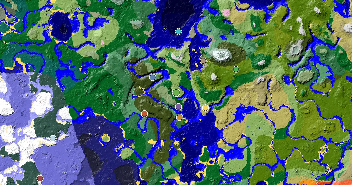 an Ancient City Under Spawn Near a Plains Spawn — biome and structure map