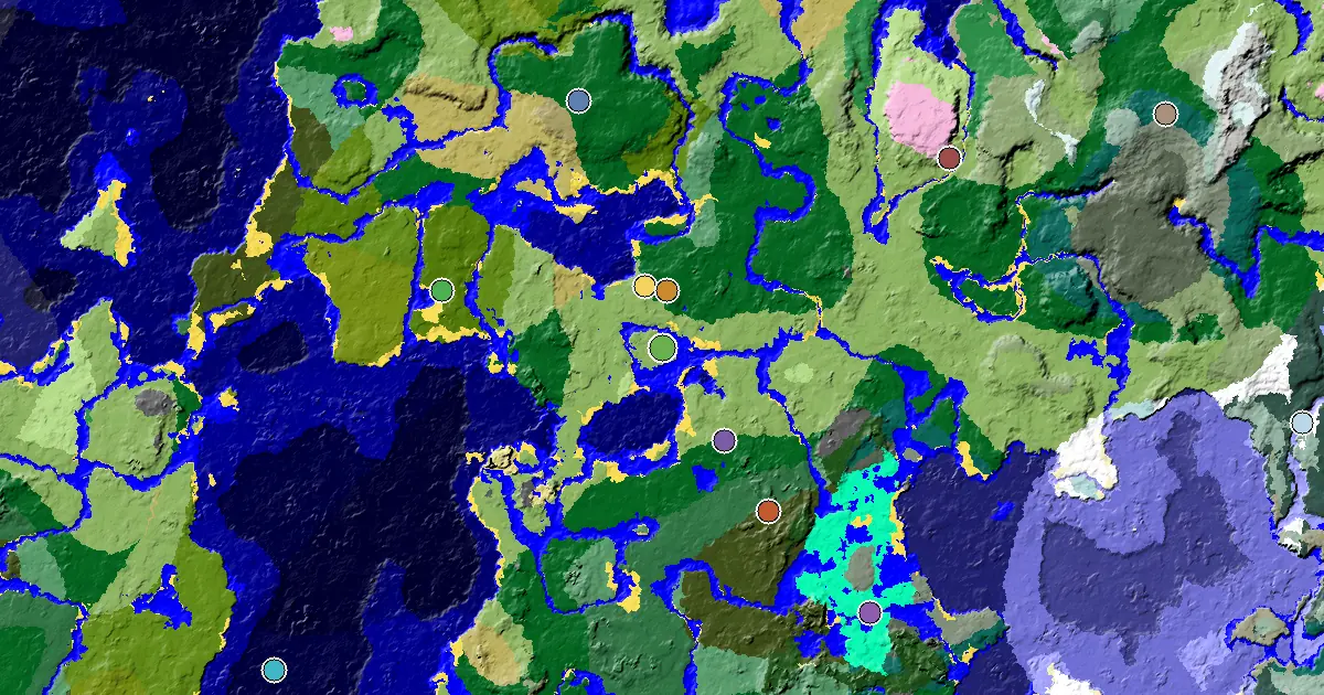 a Mansion Within Reach Near a Plains Spawn — biome and structure map
