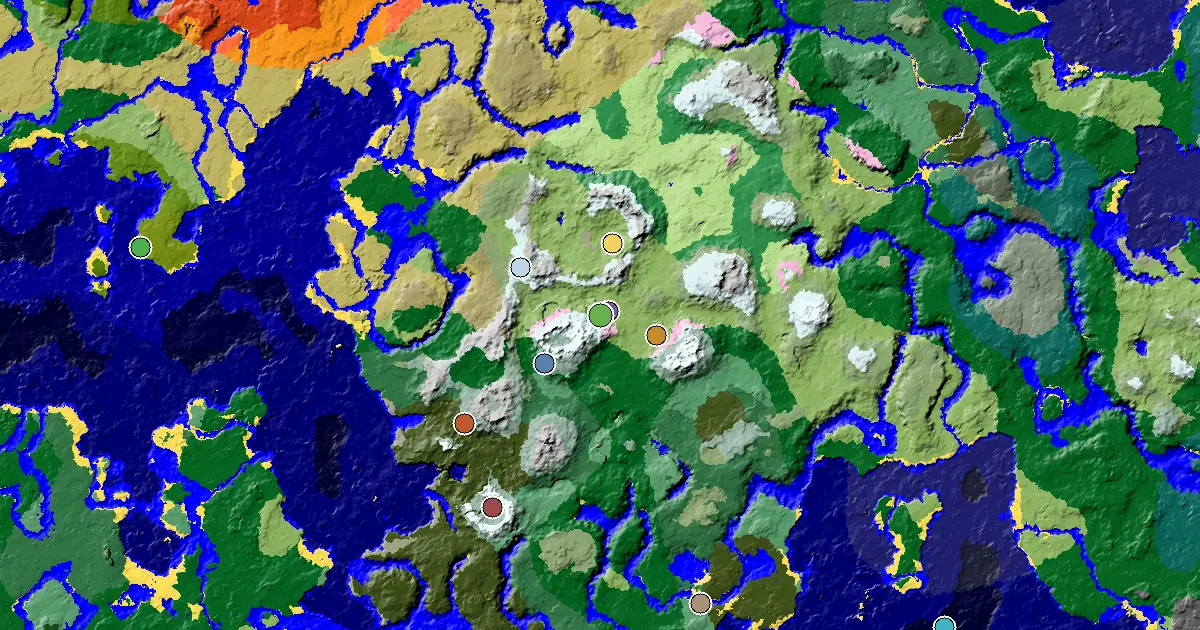 Cherry Grove Spawn — an Ancient City Under Spawn — biome and structure map