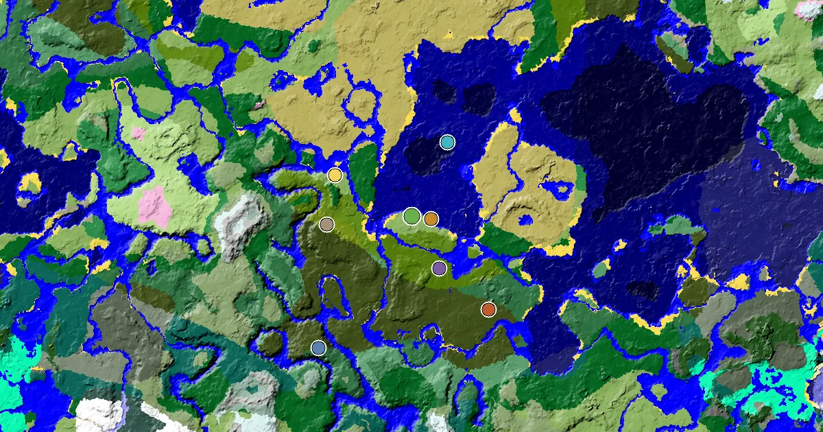Plains Spawn — a Trial Chamber by Spawn — biome and structure map