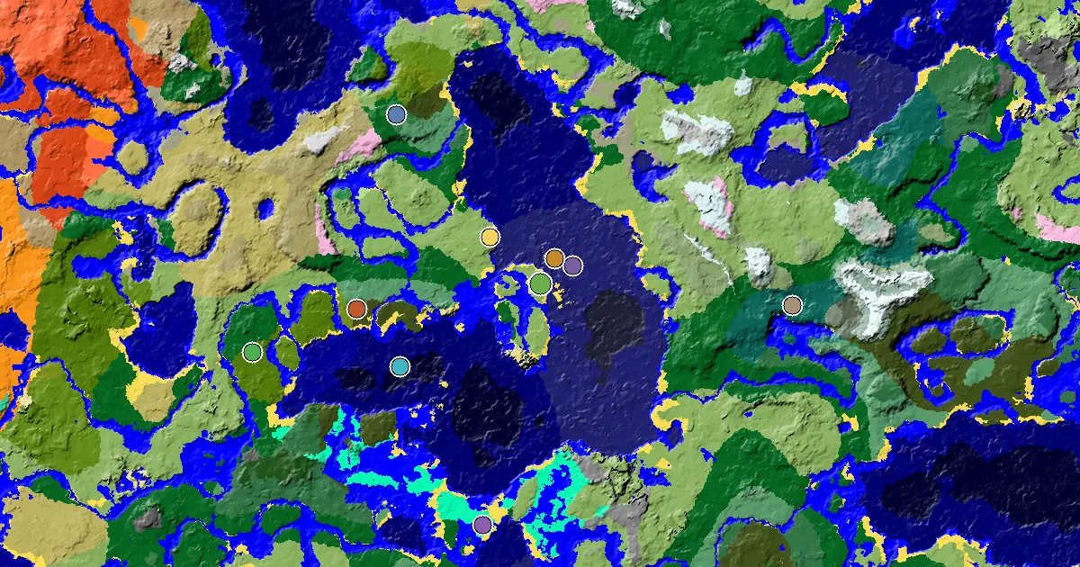 a Trial Chamber by Spawn Near a Plains Spawn — biome and structure map