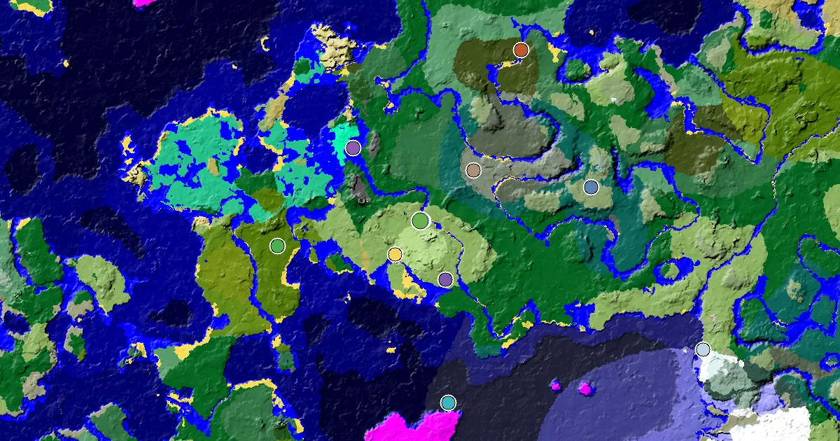 Plains Spawn — a Trial Chamber by Spawn — biome and structure map