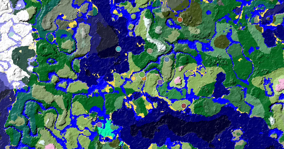a Trial Chamber by Spawn Near a Plains Spawn — biome and structure map