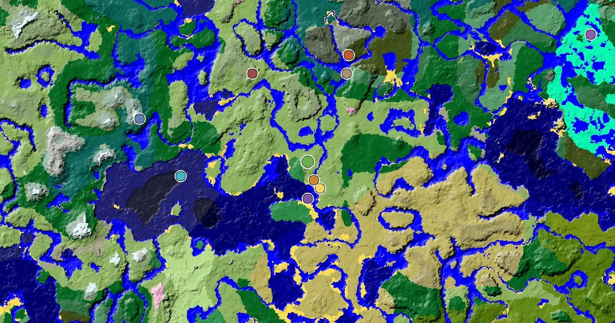 Minecraft Plains Seed: a Mansion Within Reach — biome and structure map