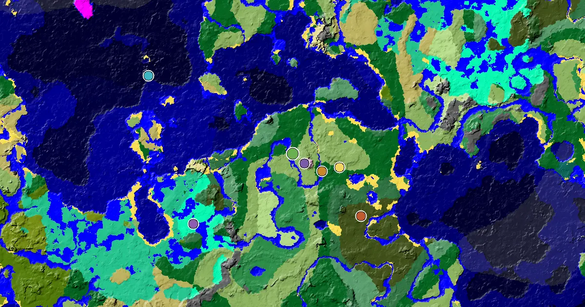 Plains Spawn — a Mansion Within Reach — biome and structure map