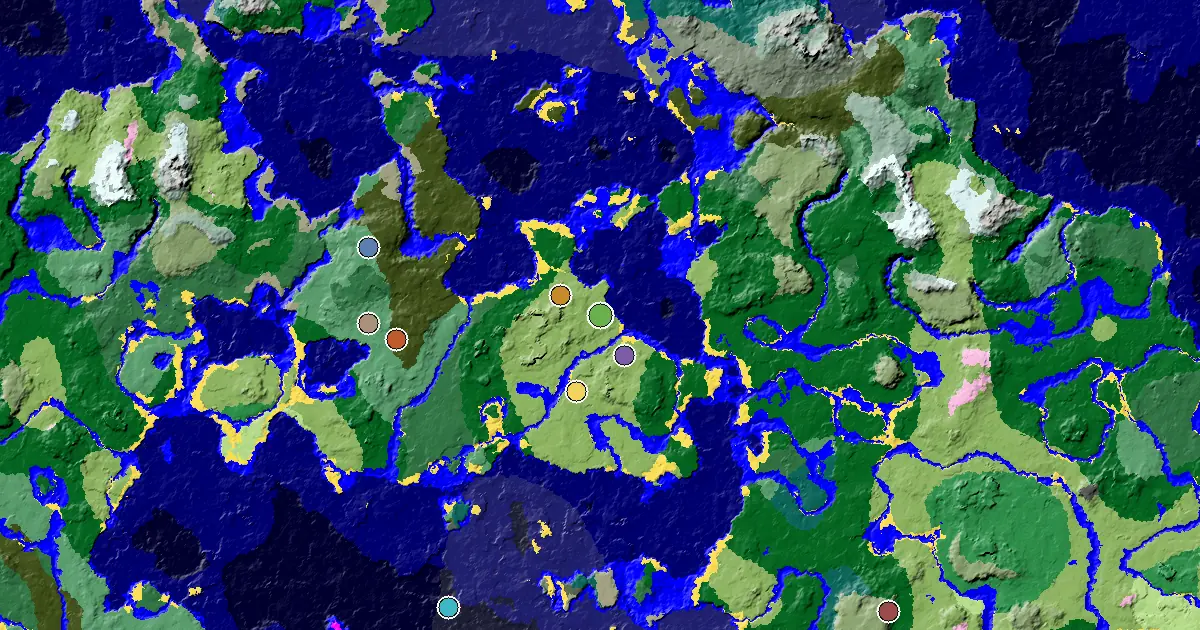 Plains Spawn — a Mansion Within Reach — biome and structure map