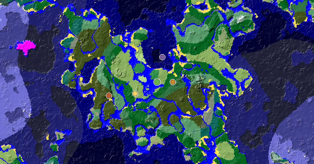 a Mansion Within Reach Near a Plains Spawn — biome and structure map