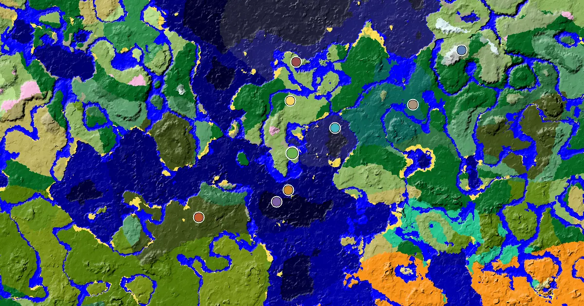 Plains Spawn — a Mansion Within Reach — biome and structure map