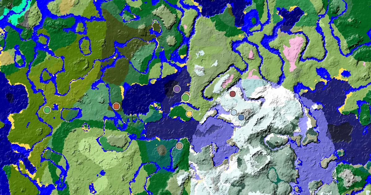 a Trial Chamber by Spawn Near a Plains Spawn — biome and structure map