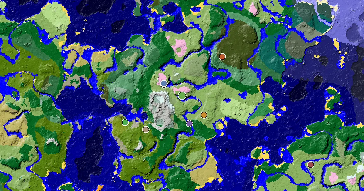 an Ancient City Under Spawn Near a Plains Spawn — biome and structure map