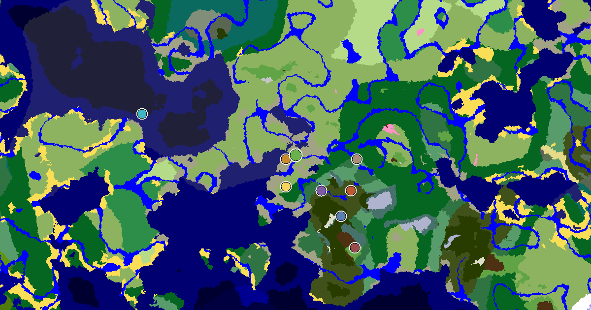 Minecraft Stony Shore Seed: a Trial Chamber by Spawn — biome and structure map