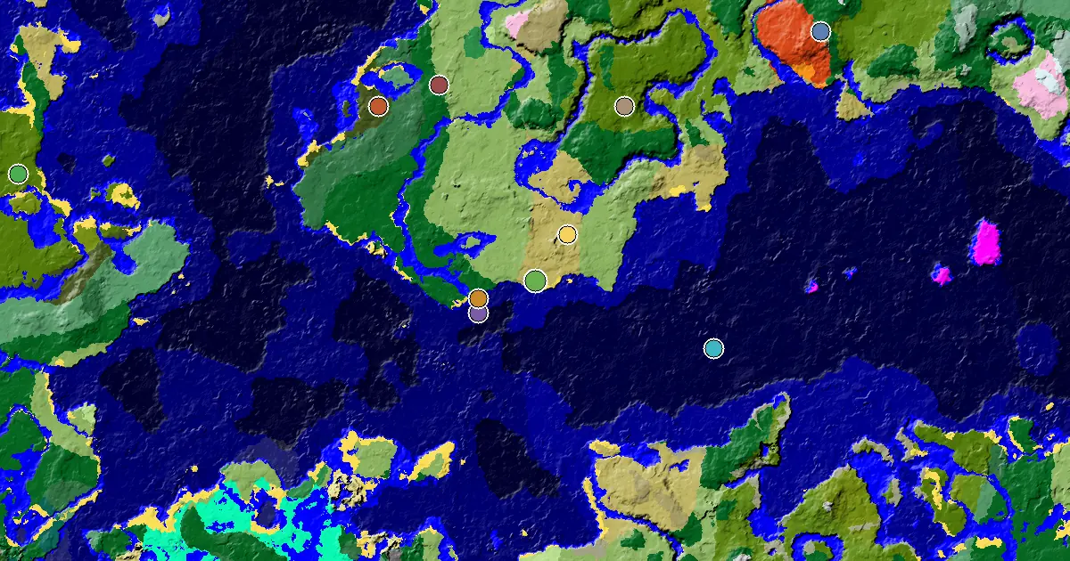 Savanna Spawn — a Mansion Within Reach — biome and structure map