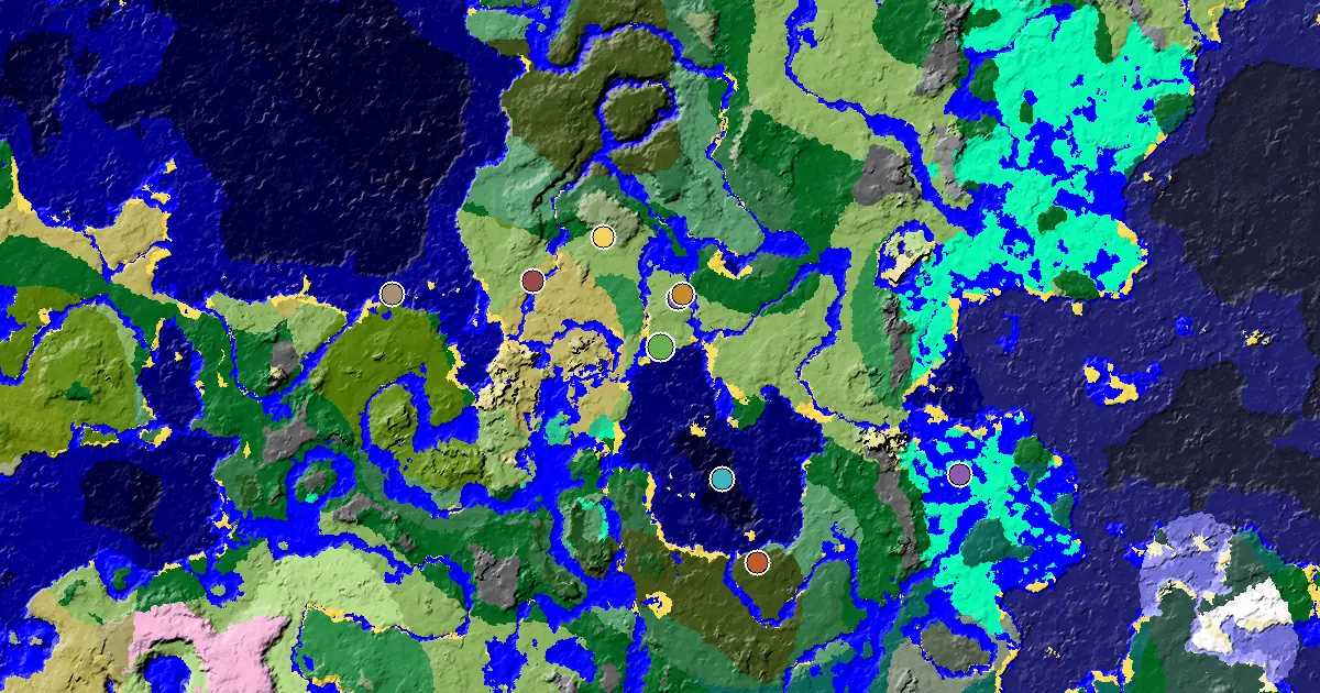 Plains Spawn — a Mansion Within Reach — biome and structure map