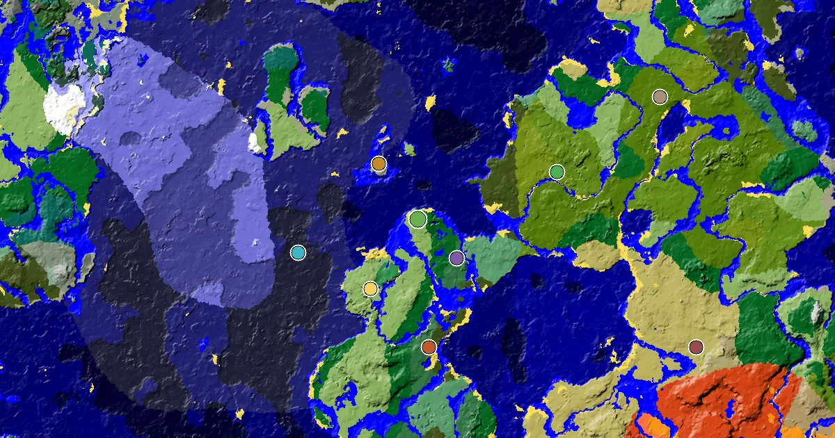 Plains Spawn — a Mansion Within Reach — biome and structure map