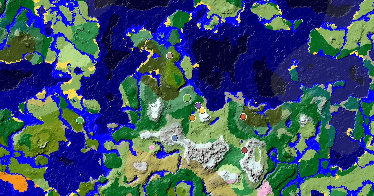Minecraft Old Growth Birch Forest Seed: a Mansion Within Reach — biome and structure map