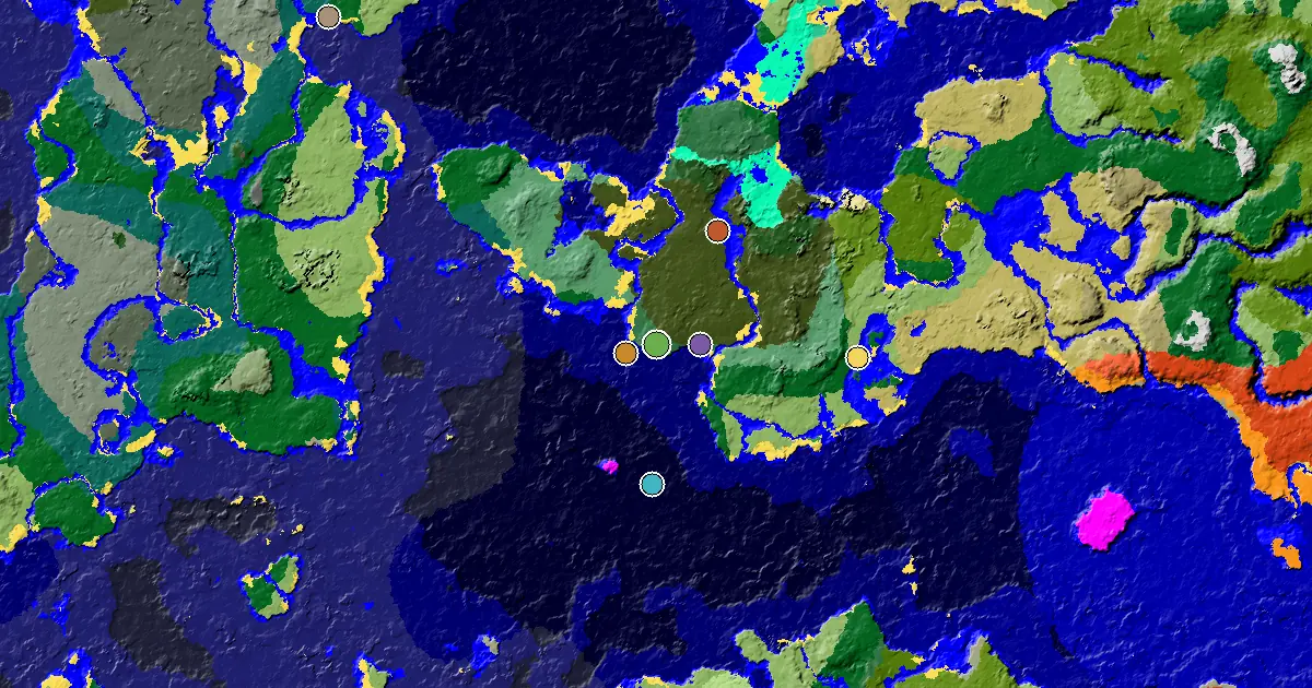 a Woodland Mansion Nearby Near a Birch Forest Spawn — biome and structure map