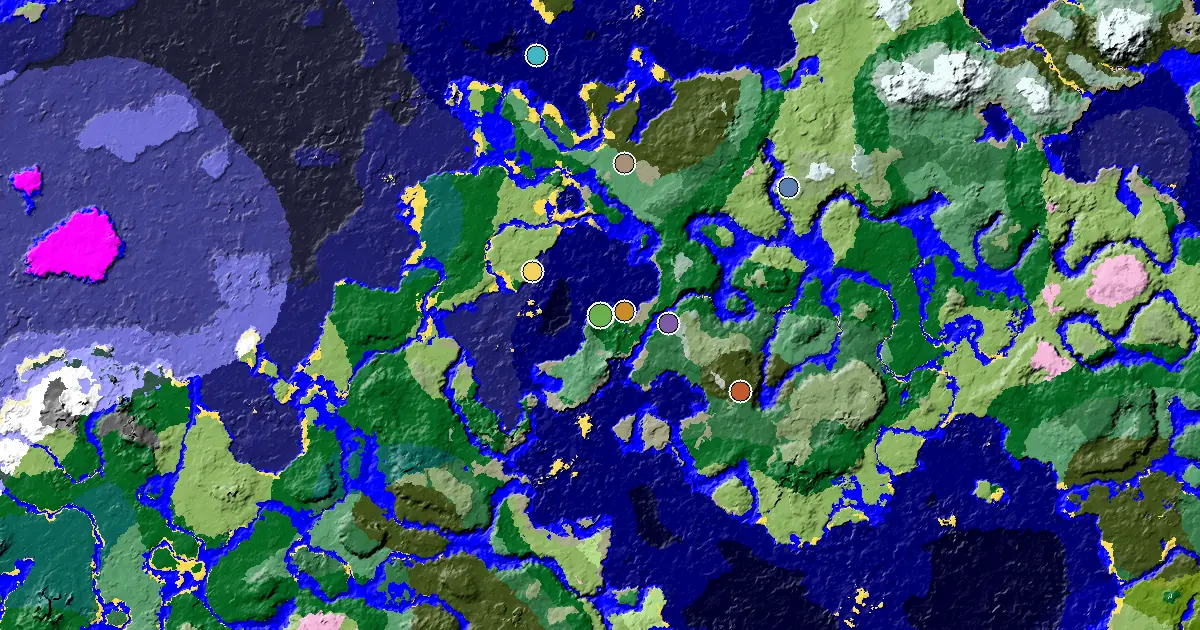 Minecraft Stony Shore Seed: a Trial Chamber by Spawn — biome and structure map