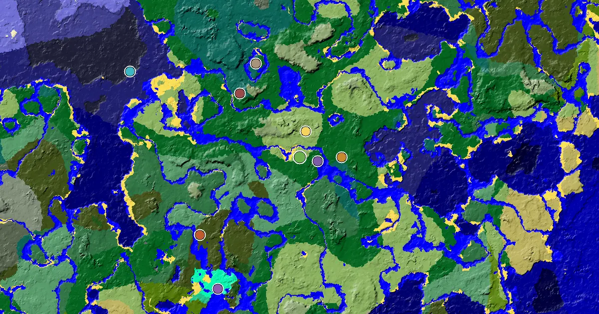 Plains Spawn — a Mansion Within Reach — biome and structure map