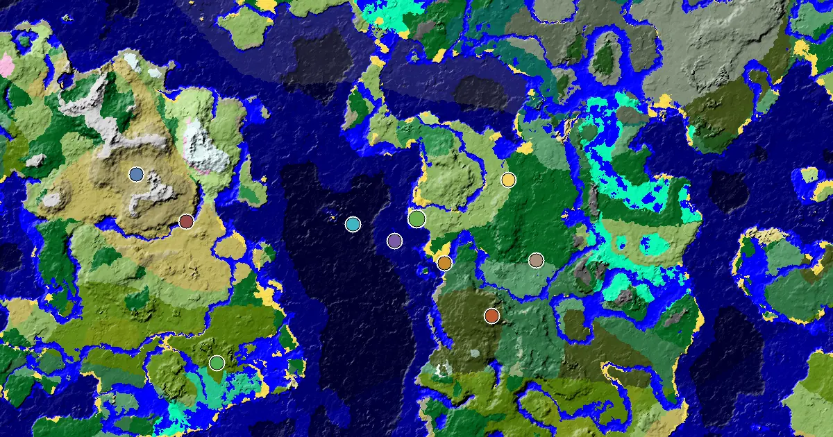 Plains Seed With a Mansion Within Reach — biome and structure map