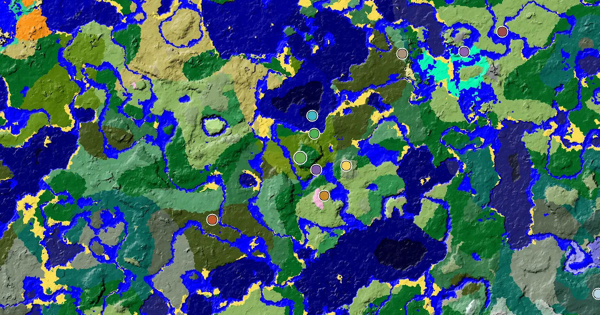 Dripstone Caves Spawn — a Mansion Within Reach — biome and structure map