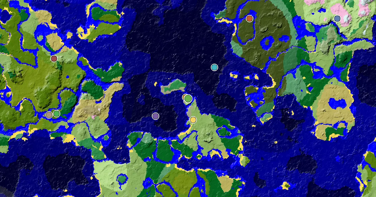 Sunflower Plains Seed With a Trial Chamber by Spawn — biome and structure map