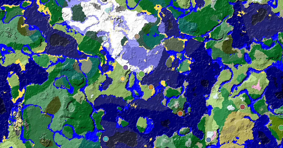 Plains Spawn — a Mansion Within Reach — biome and structure map