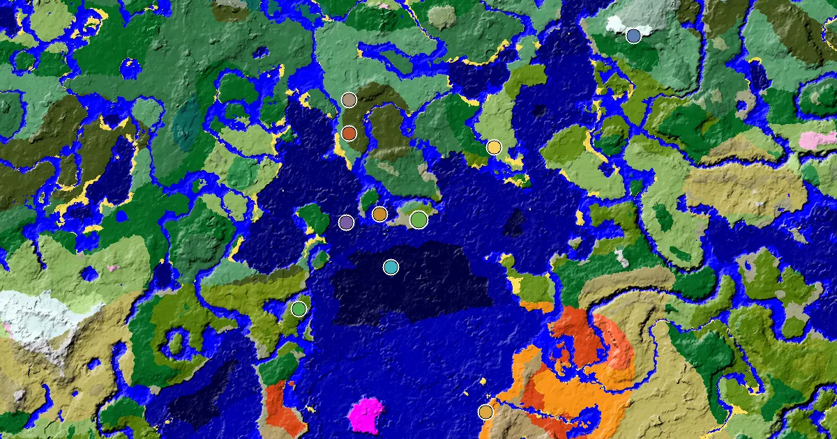 Minecraft Sparse Jungle Seed: a Mansion Within Reach — biome and structure map