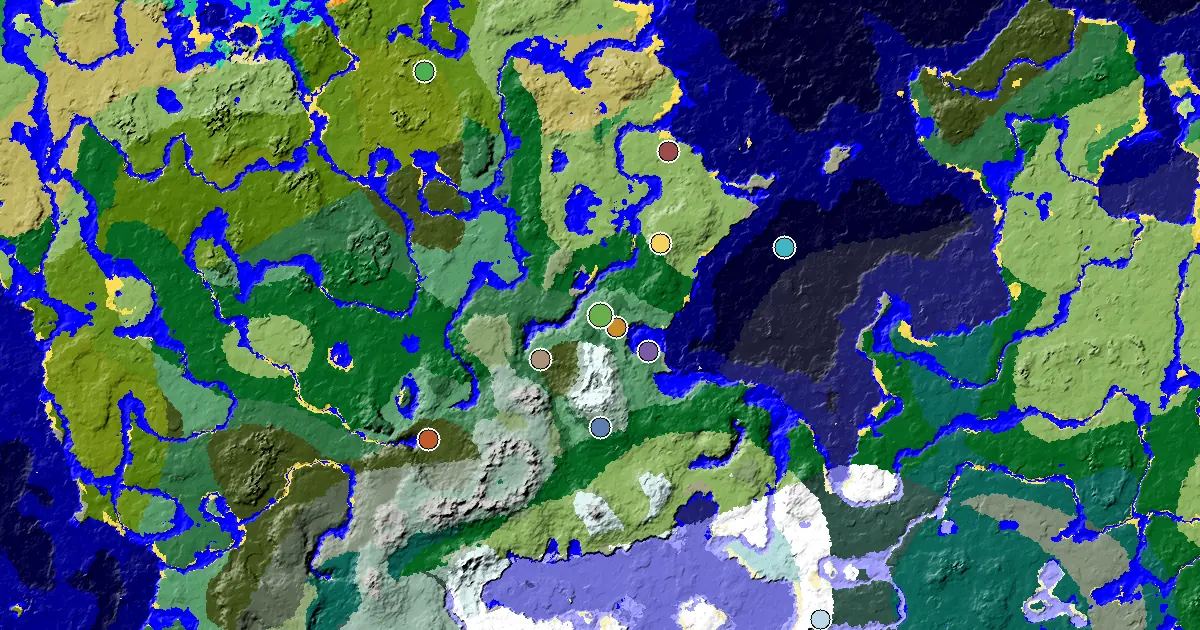 Birch Forest Spawn — a Trial Chamber by Spawn — biome and structure map