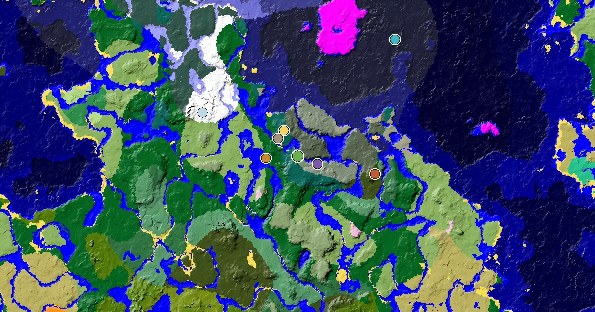 Old Growth Spruce Taiga Spawn — a Mansion Within Reach — biome and structure map