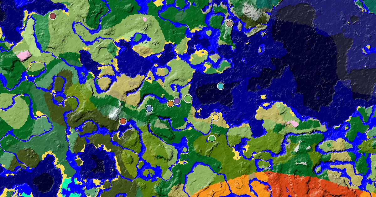 Minecraft Plains Seed: a Mansion Within Reach — biome and structure map