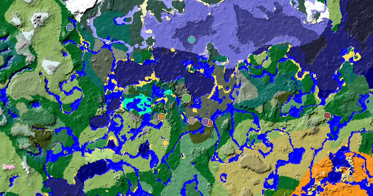 Windswept Forest Spawn — a Woodland Mansion Nearby — biome and structure map