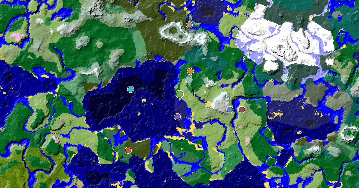 a Mansion Within Reach Near a Plains Spawn — biome and structure map