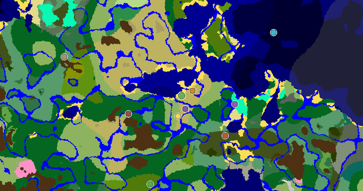 Minecraft Savanna Seed: a Mansion Within Reach — biome and structure map