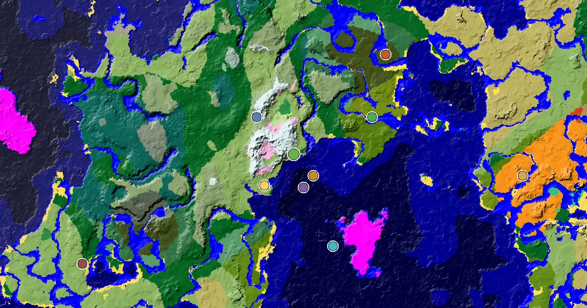 Plains Spawn — a Mansion Within Reach — biome and structure map