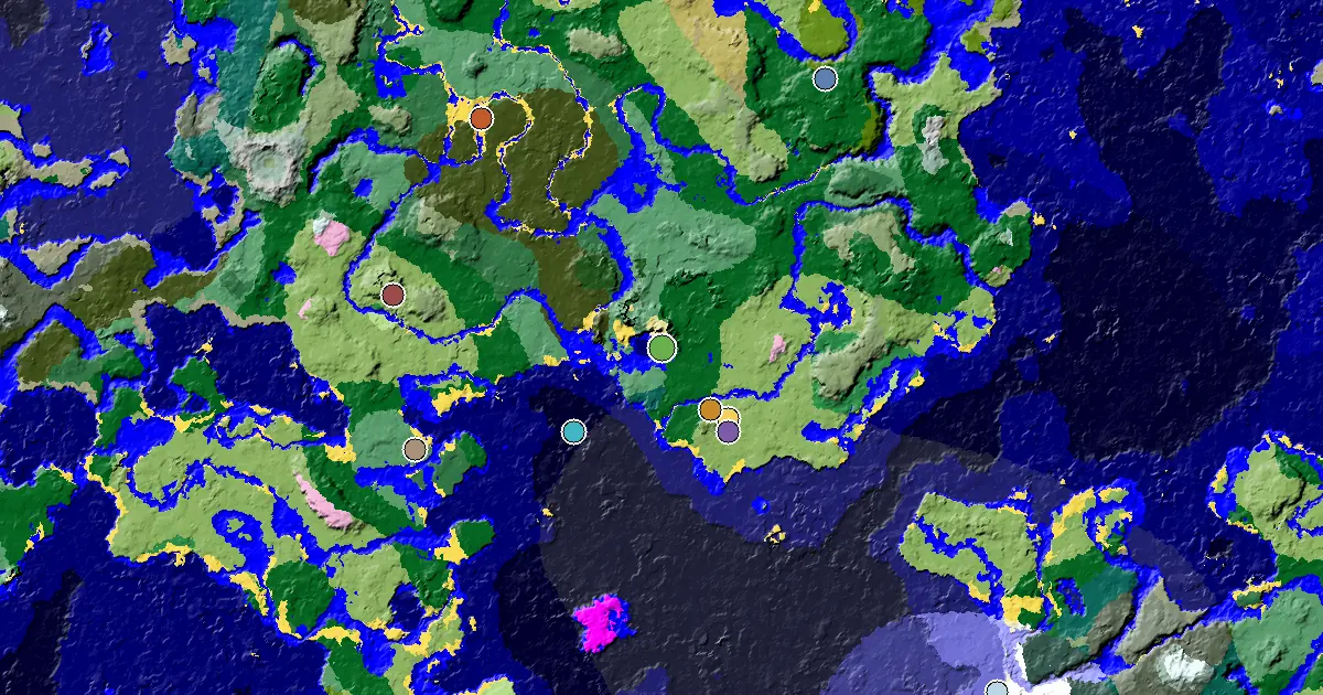 Windswept Savanna Seed With a Mansion Within Reach — biome and structure map