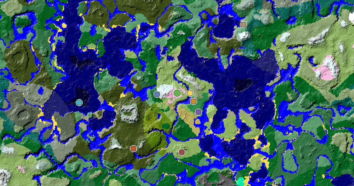 Plains Spawn — an Ancient City Under Spawn — biome and structure map
