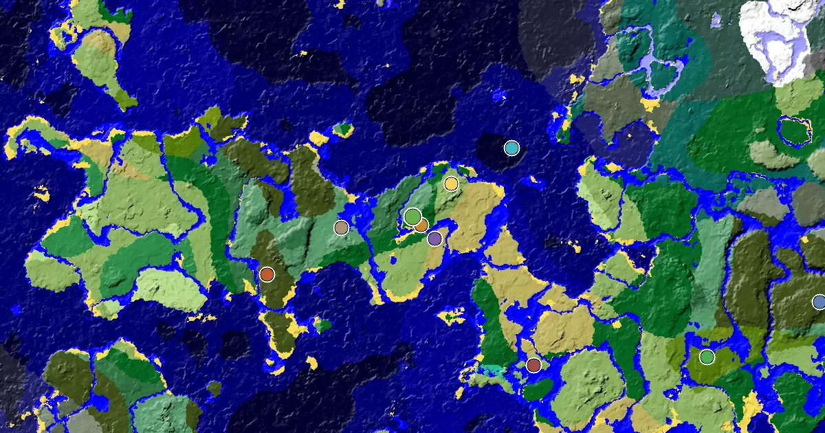 Old Growth Birch Forest Seed With a Trial Chamber by Spawn — biome and structure map